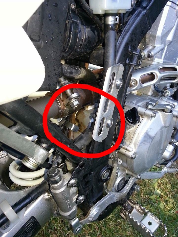Oil appears to be leaking out of crankcase vent? Kawasaki Forums