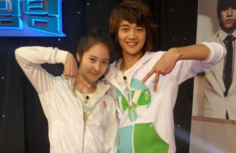 Krystal and Minho Dreamteam Recording Pictures, Images and Photos