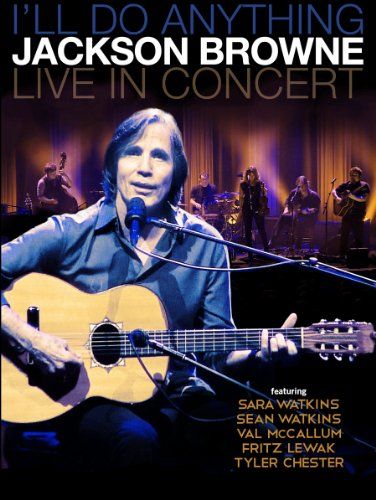 Filmed during his 2012 tour, Jackson Browne's live in concert DVD, I'll Do Anything, includes 16 songs culled from his entire body of work. The performance also features Val McCallum, Fritz Lewak, Sara Watkins, Sean Watkins and Tyler Chester. Available in DVD and Blu-ray, I'll Do Anything, is a must-have for every Jackson Browne fan.
