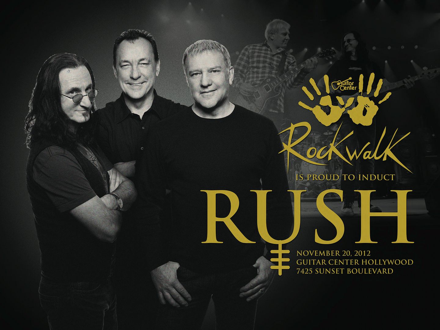 Rush Inducted to Rockwalk Rush Inducted to Rockwalk