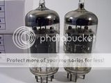 Amperex 12AX7 ECC83 Tubes (1) 1963 Bugle Boy and (1) 1962 ♫ NICE 